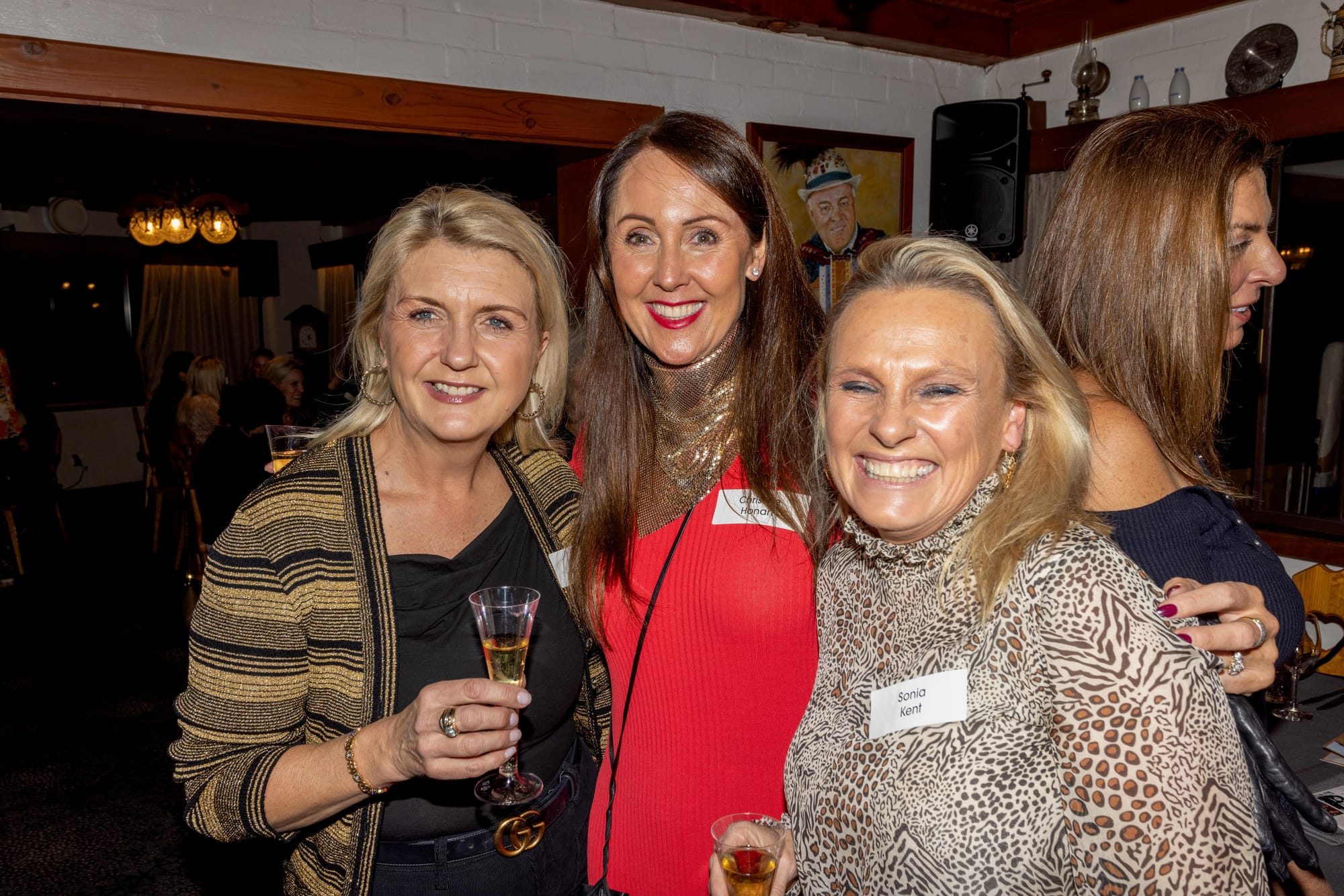 HAPPY TRIO: Claire Alexander, Christine Honan and Sonia Kent. PHOTO: Supplied