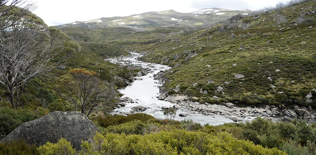 The scenery along the walk