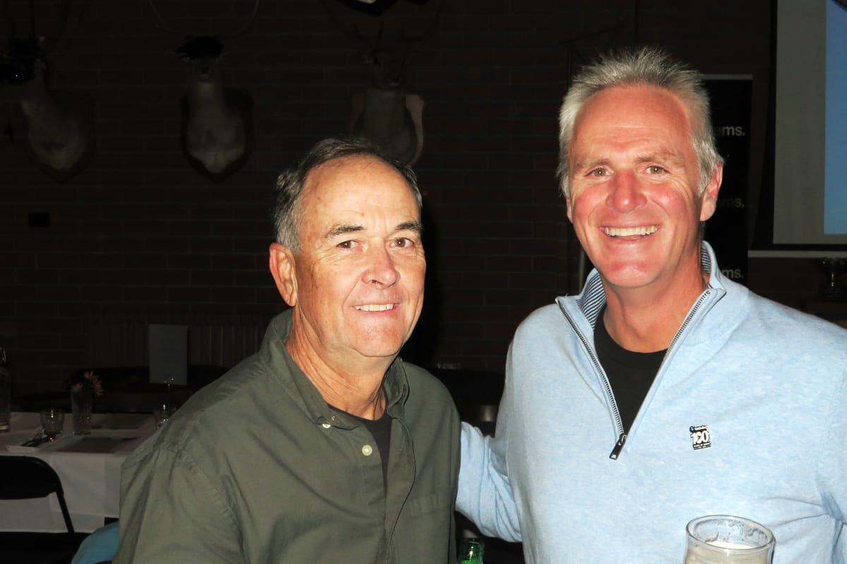 ADAMS SKIT & GOLF DAY: Wayne Ritchie, Rob Aivatoglou.