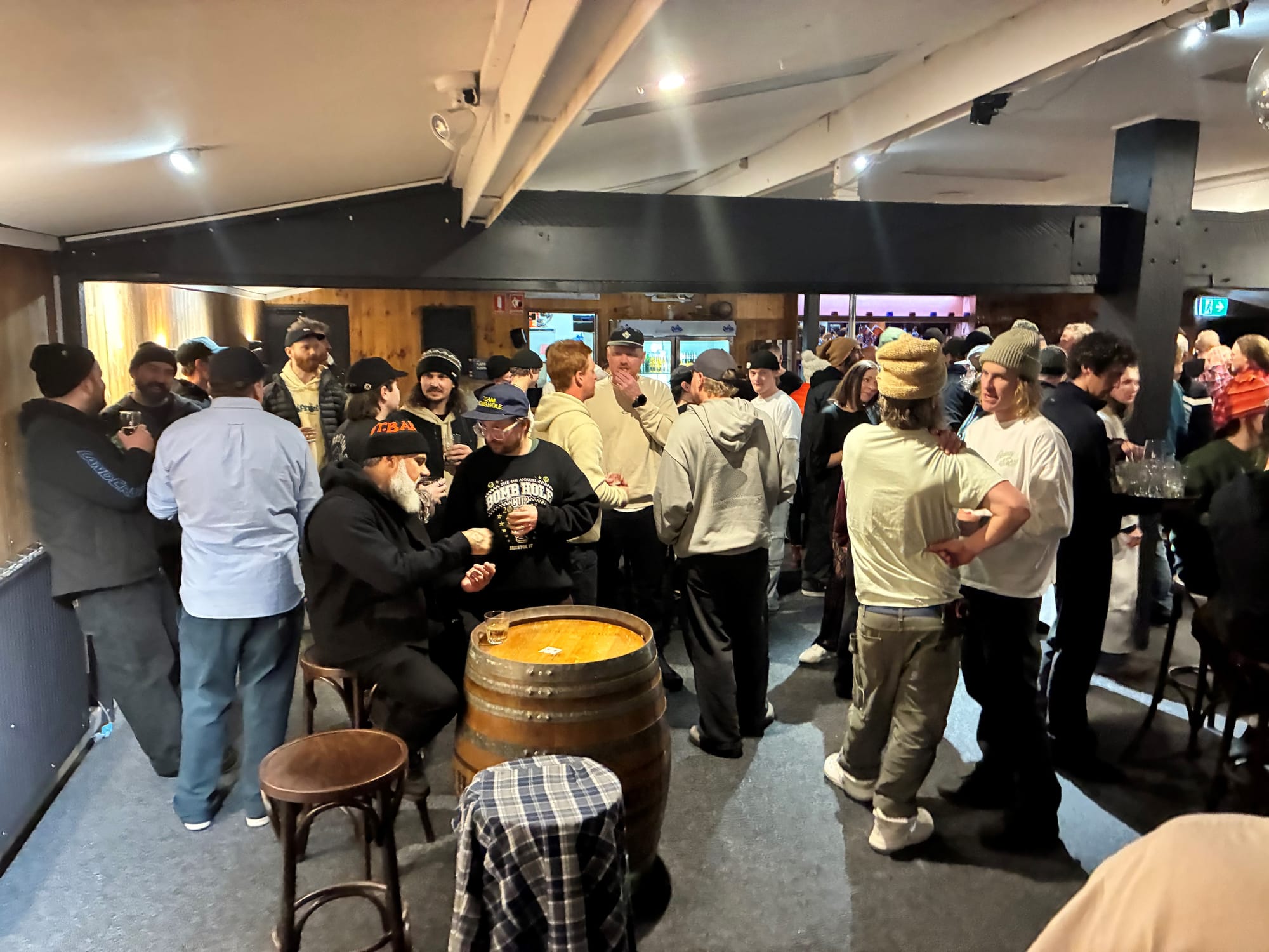 AFTER DARK: Wholesalers and interested retailers gathered for after dark drinks and nibbles.