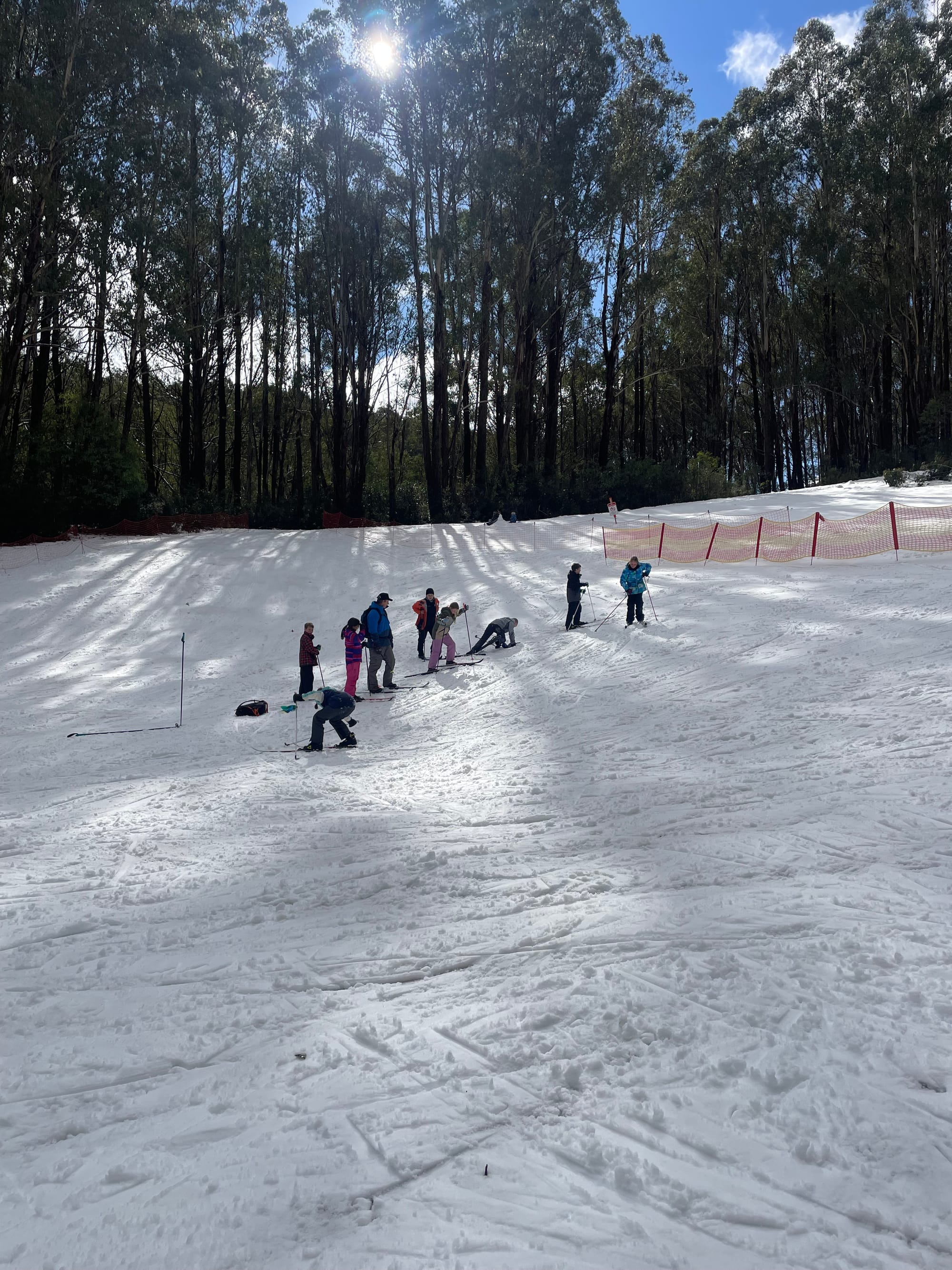 WINTER PLAYGROUND: Year four students spent Thursday and Friday at Mt Stirling doing cross-country skiiing.