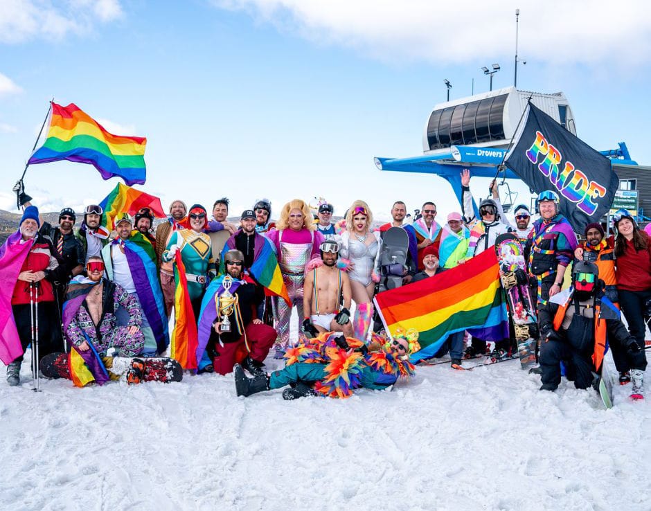 FUN ON THE SLOPES: Gay Ski Week Australia will run from 30 August to 8 September at Falls Creek. PHOTO: Vail Resorts