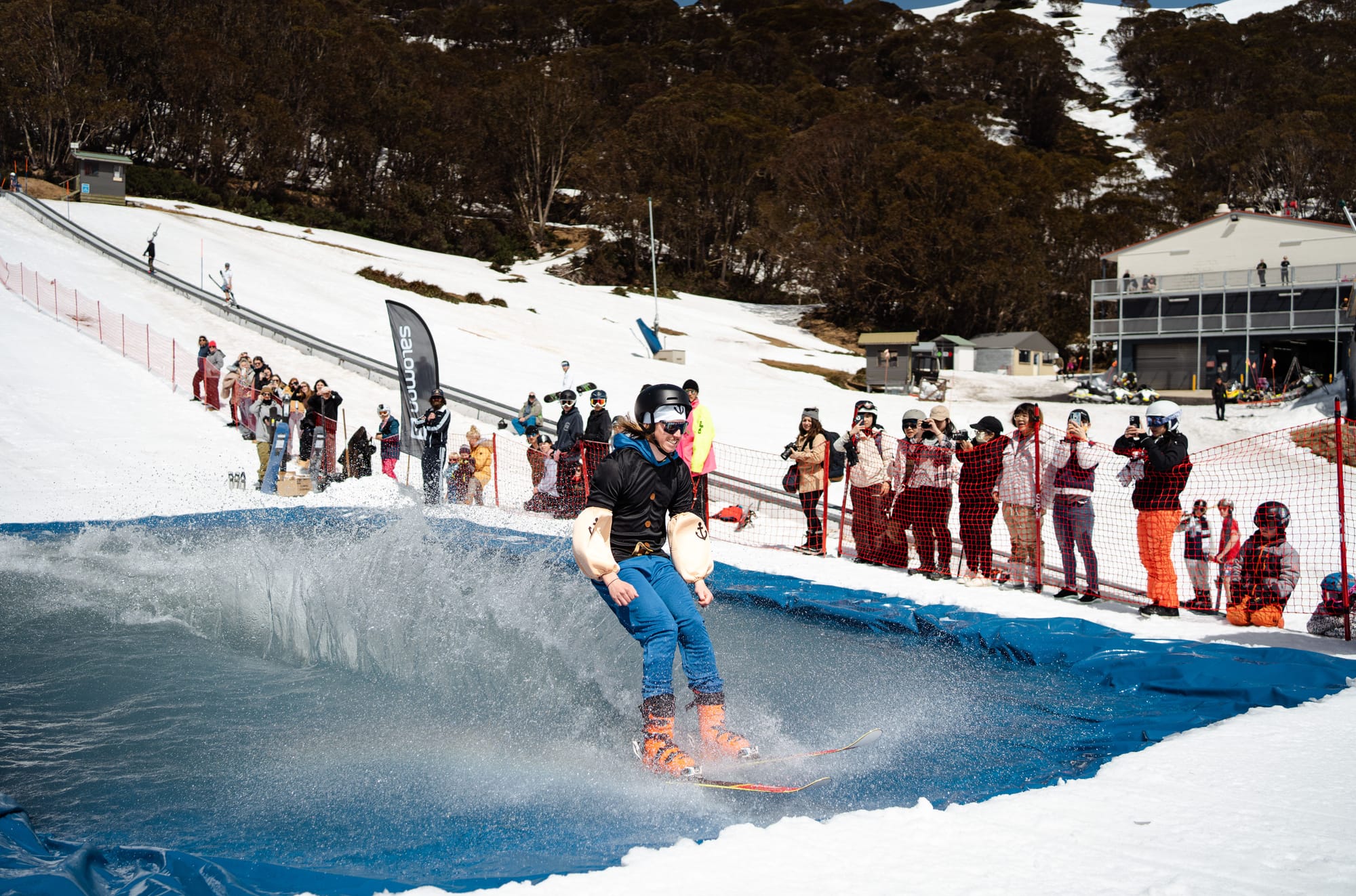 LATE SEASON FUN: Falls Creek will again host its Pond Skim and Oktoberfest events on October 1. PHOTOS: Falls Creek Alpine Resort