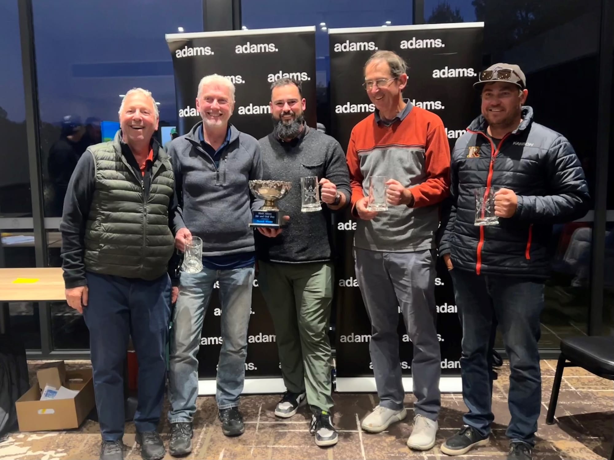 TOP EFFORT: Overall winning team was Farmer’s Folly consisting of Andrew Carson (left), Mark Bennetts, Jon Farmer and Grant Farmer. PHOTO: Supplied
