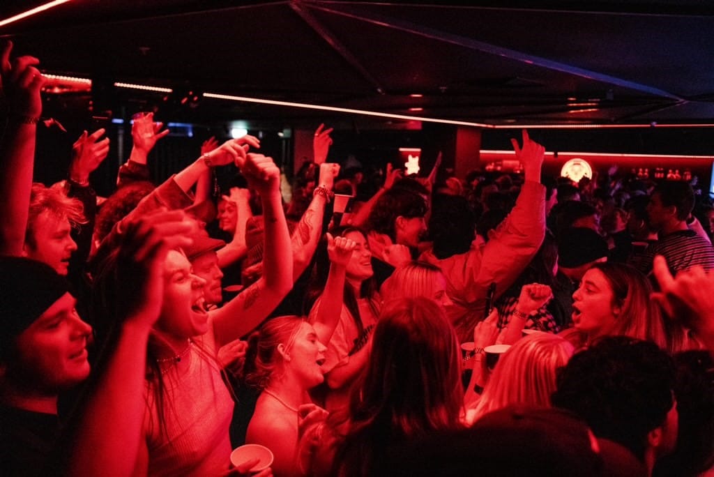 +HAPPY MEMORIES: Revellers at the last night party held prior to the demolition of the old Kooroora - 'That's Amore' was heard to be played 'more than once' for the closure.