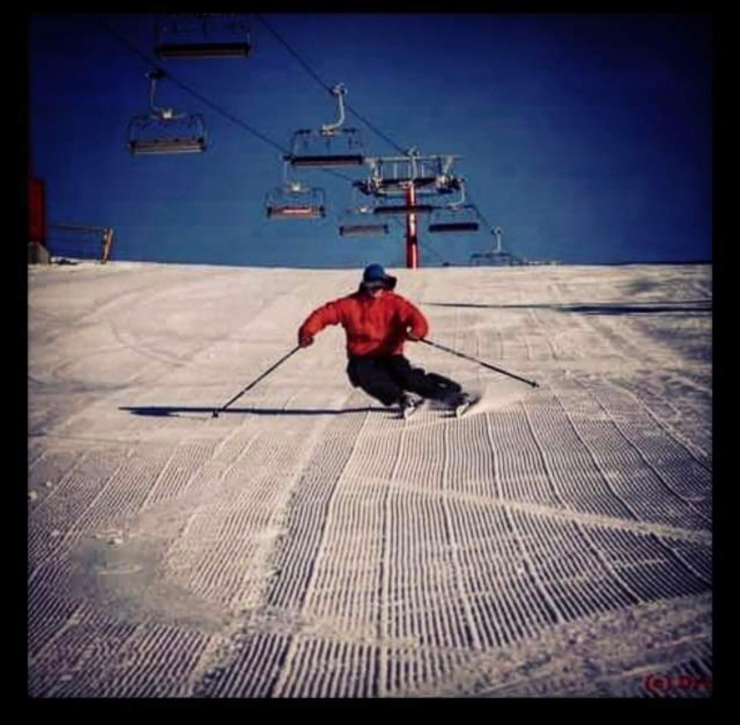 ON THE SLOPES: Former ski instructor Alastair James Ewart-Brown on Buller.
He worked on the mountain from 2007 to 2012. PHOTO: Supplied