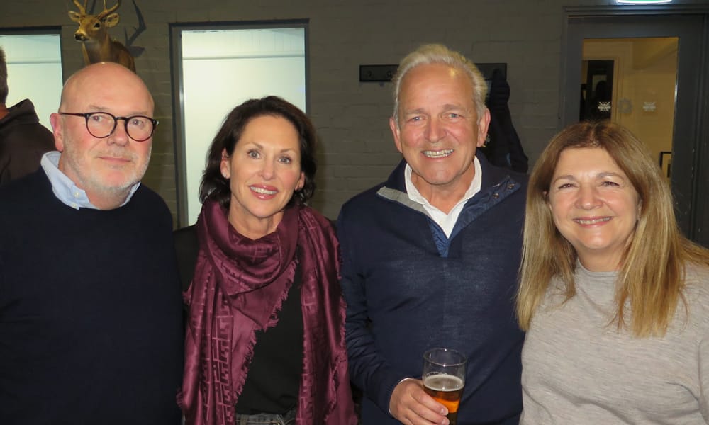 Michael Baffe, Tina Reddrop, Ian McCall amd Paula McCall.