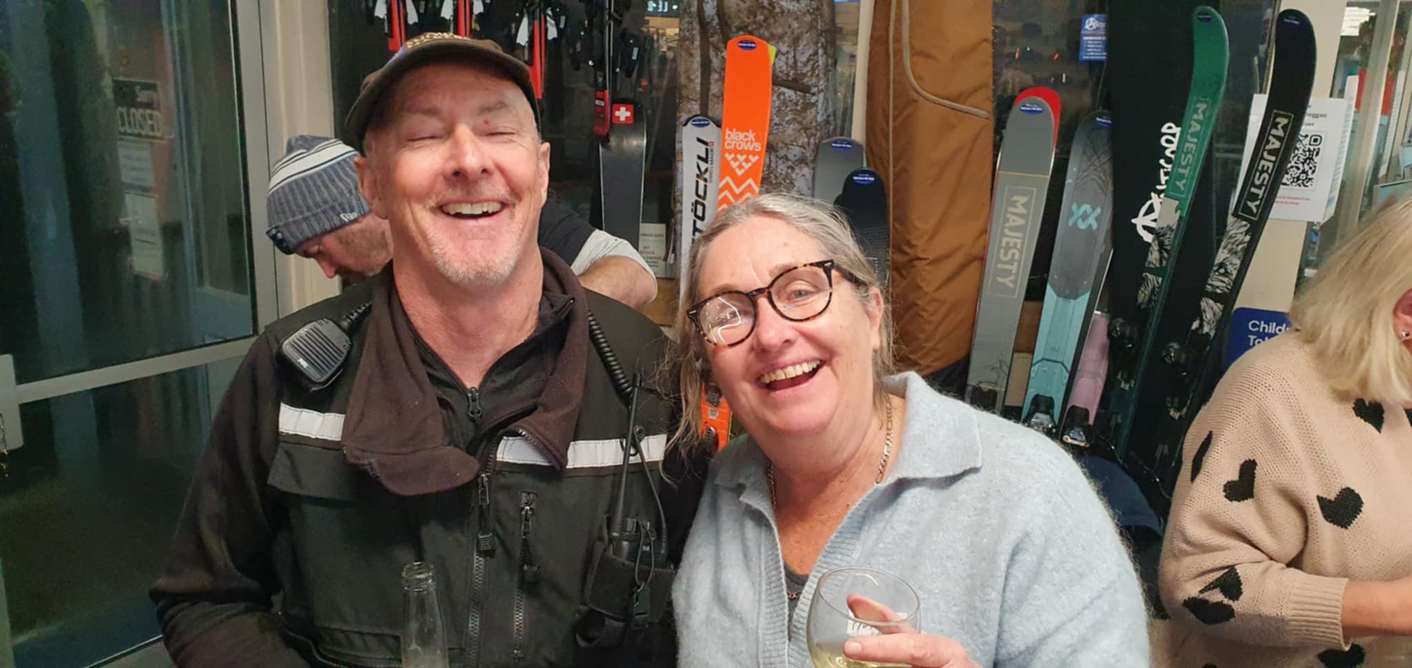 CUTE TWOSOME: At he party were Paul Richmind and Fiona Honann. 