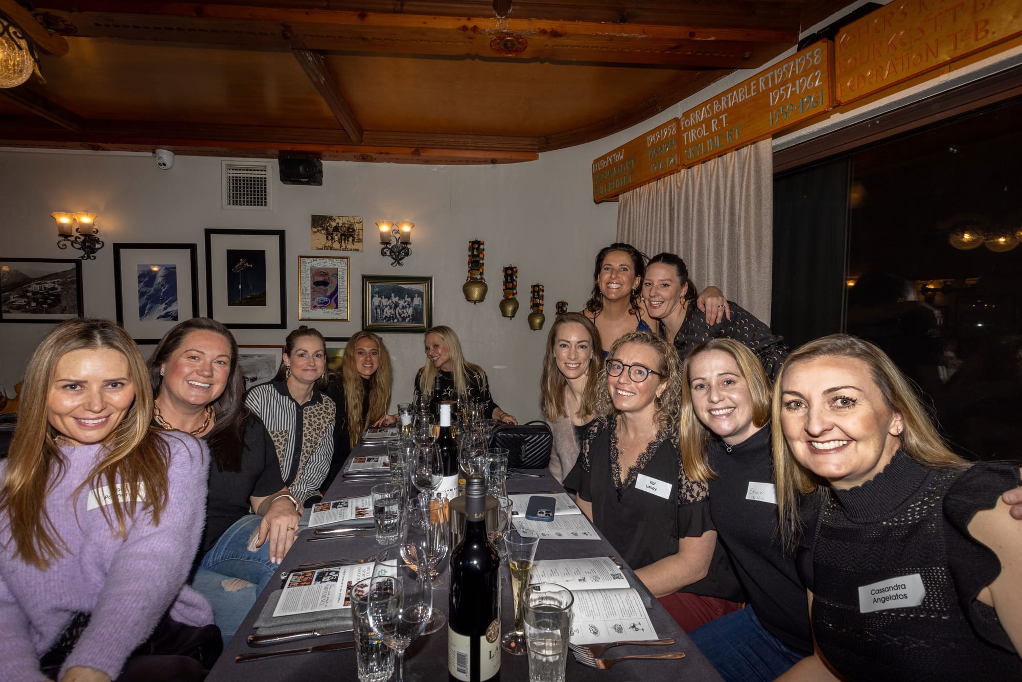 HAPPY DINERS: Supporting fundraising Multiclass Sports Association. PHOTO: Supplied