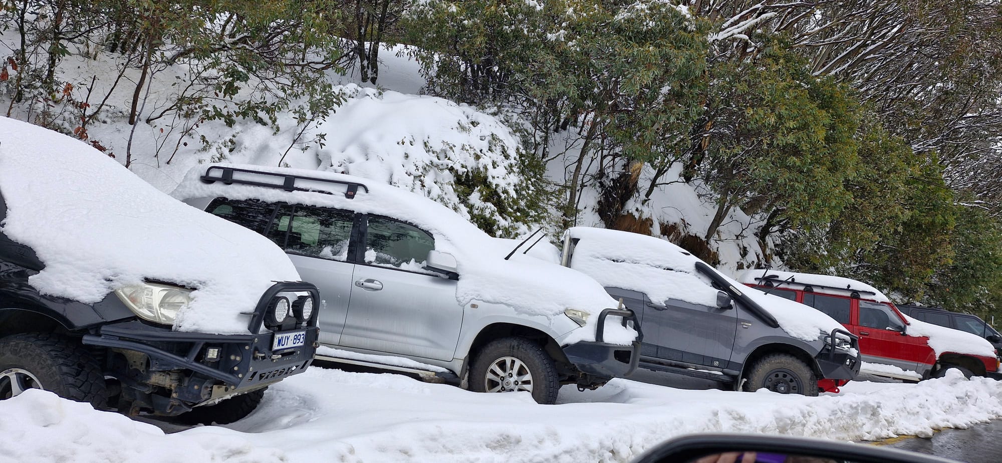 PARKING: It is advisable to lift windscreen wipers and aerials on cars when parking overnight.