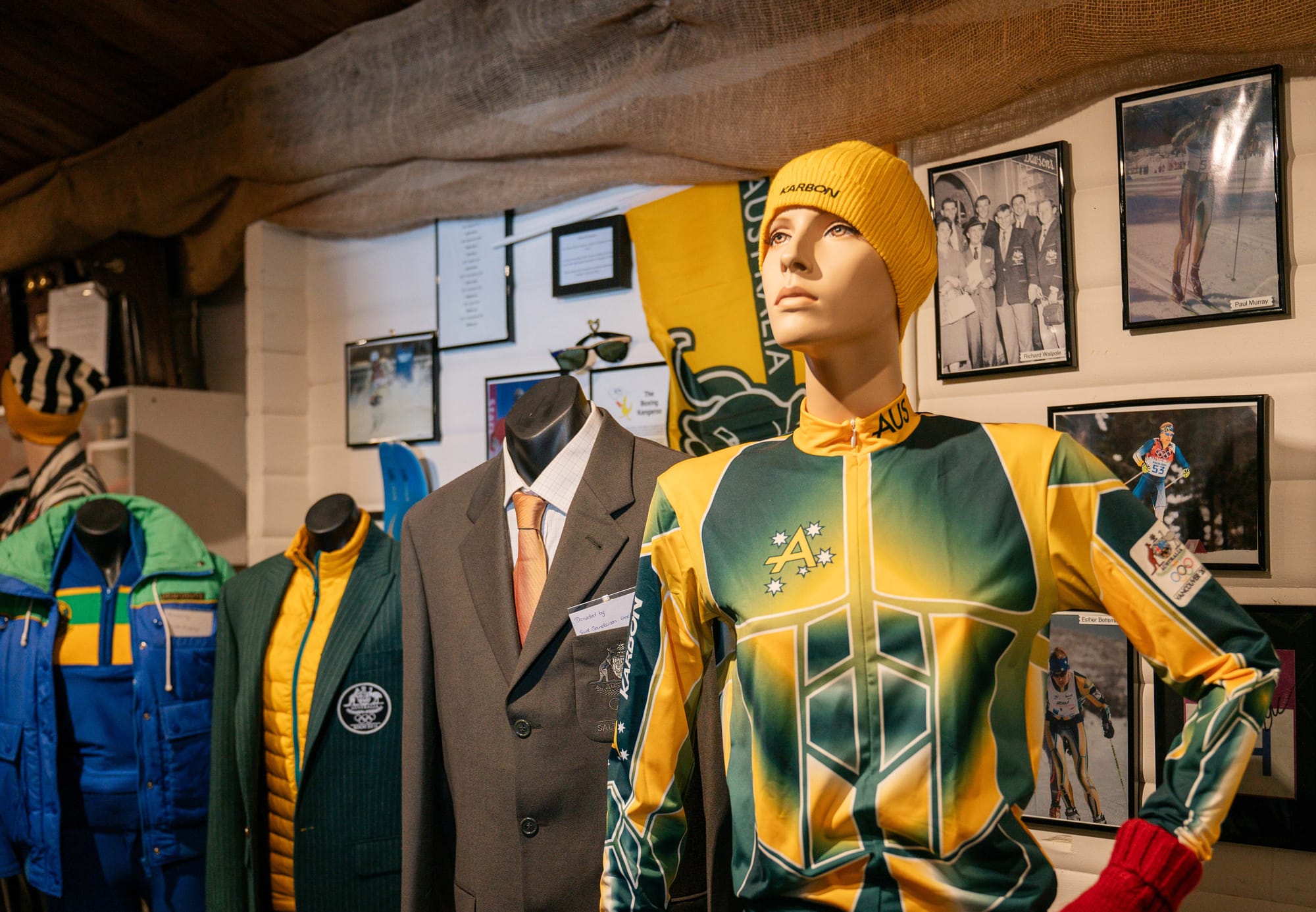 MEMORIES: Falls Creek's pedigree of Winter Olympic representatives across alpine, cross country and freestyle skiing is well reflected in displays.