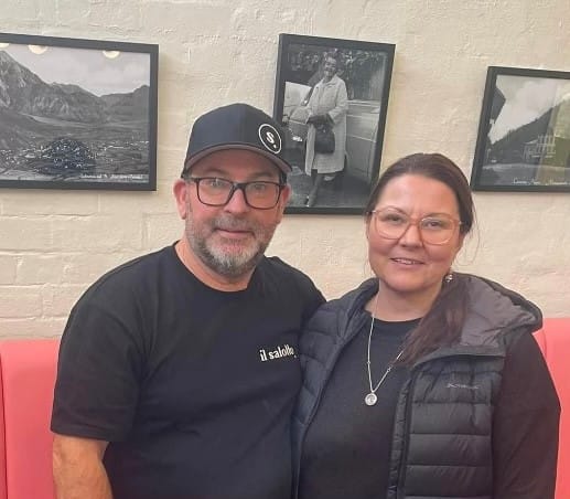 ITALIAN INSPIRED: Owners Mike Rich and Kath Bier opened the cafe in Easter this year. PHOTO: Supplied