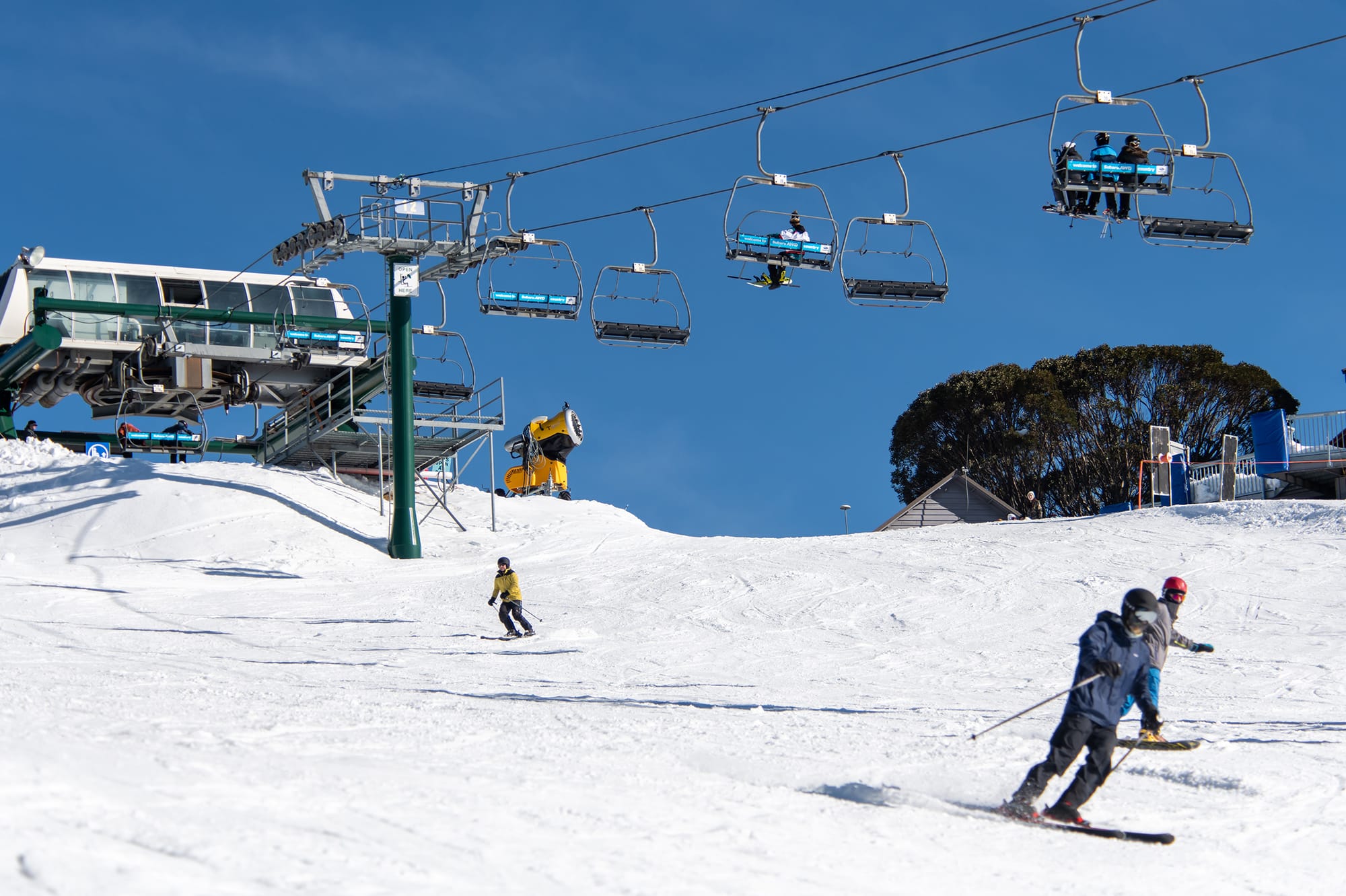 Stay in Dinner Plain and access the slopes of Mt Hotham much easier this winter. Photo: Toshi Pander.
