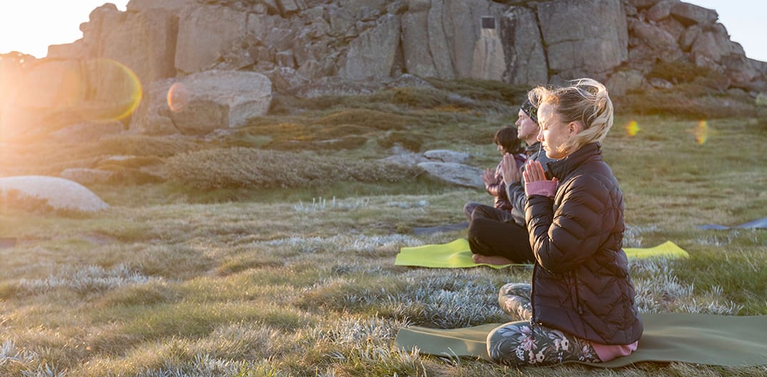 Plan ahead and invite your friends for a weekend of yoga and wellness at Thredbo.