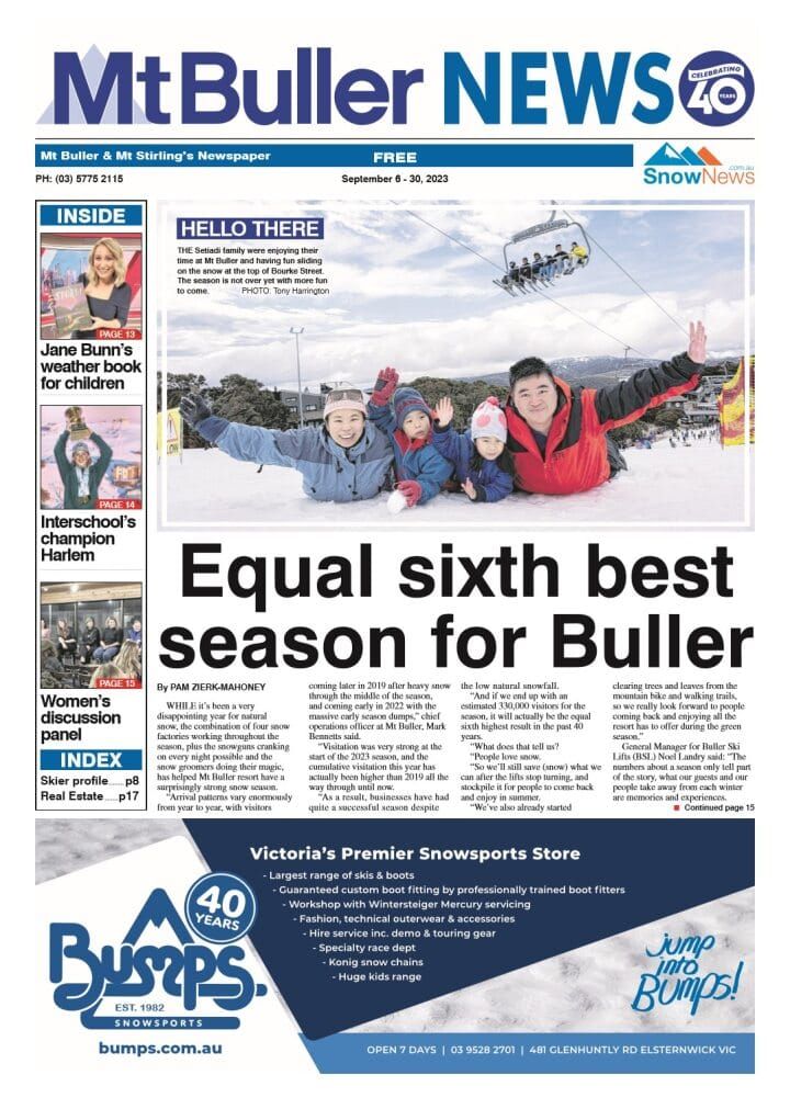 Mt Buller News, September 06, 2023 Post feature image