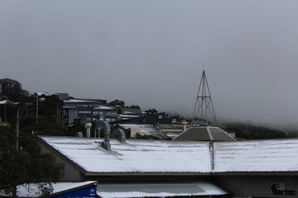 First snow on the mountain Post feature image