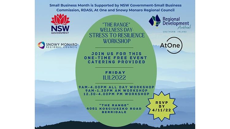 Wellness Day Stress to Resilience Workshop at "The Range" Post feature image
