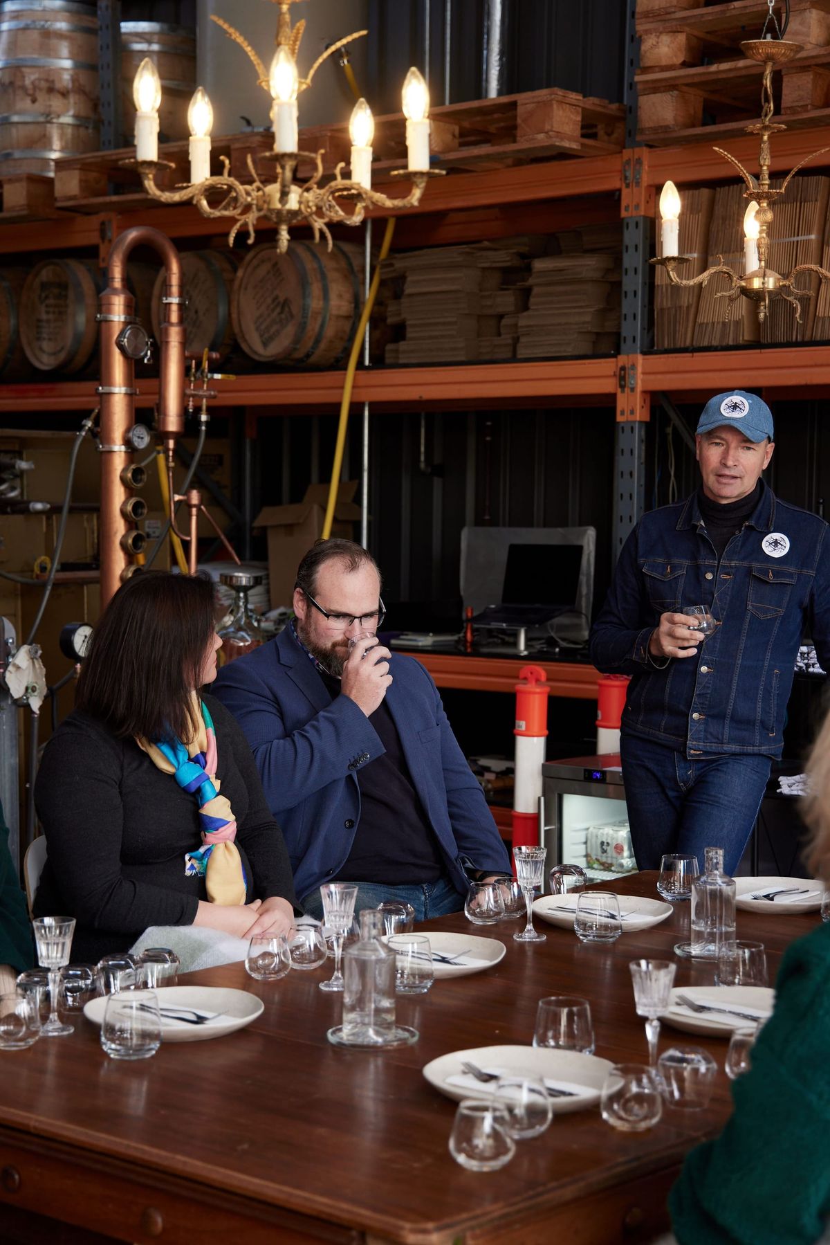 Tasting pods at Swiftcrest Distillery Post feature image