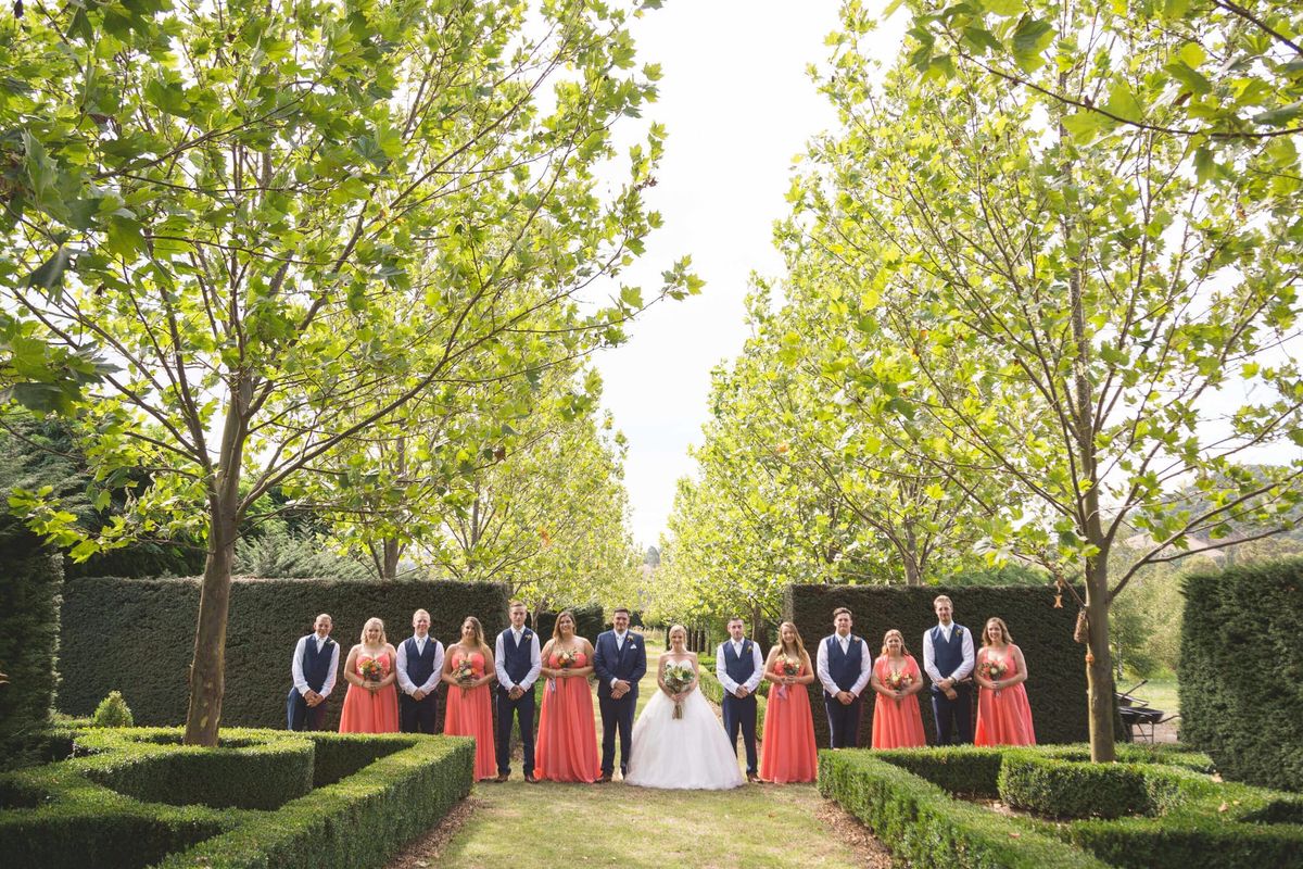 A summer wedding at the Country Gardens & Maze Post feature image