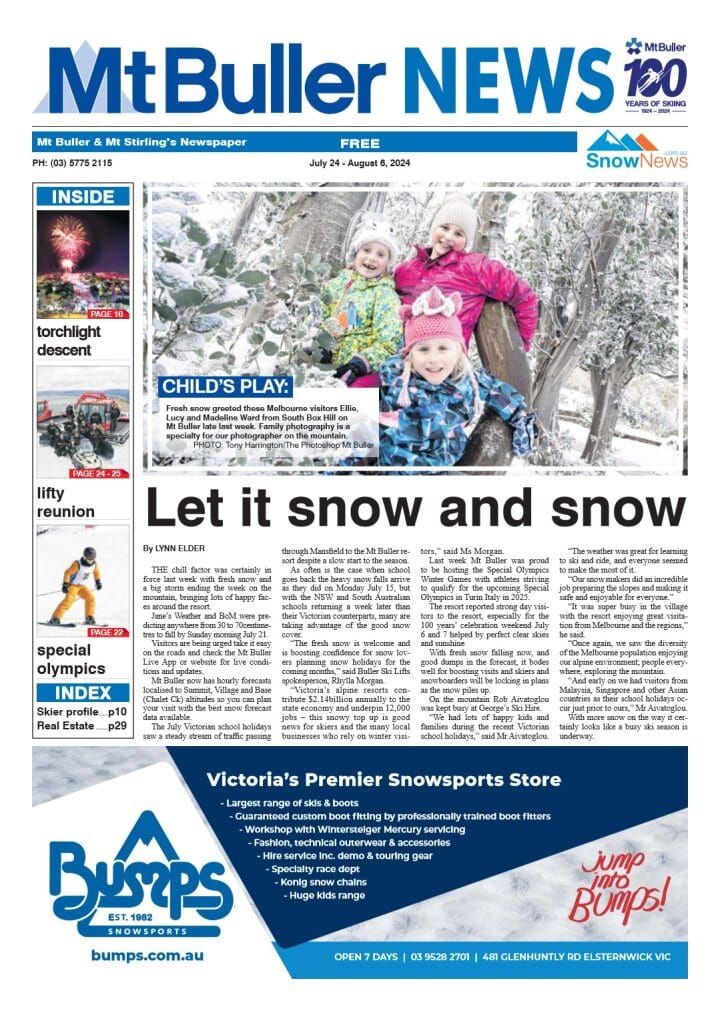Mt Buller News, Wednesday, July 24, 2024 Post feature image