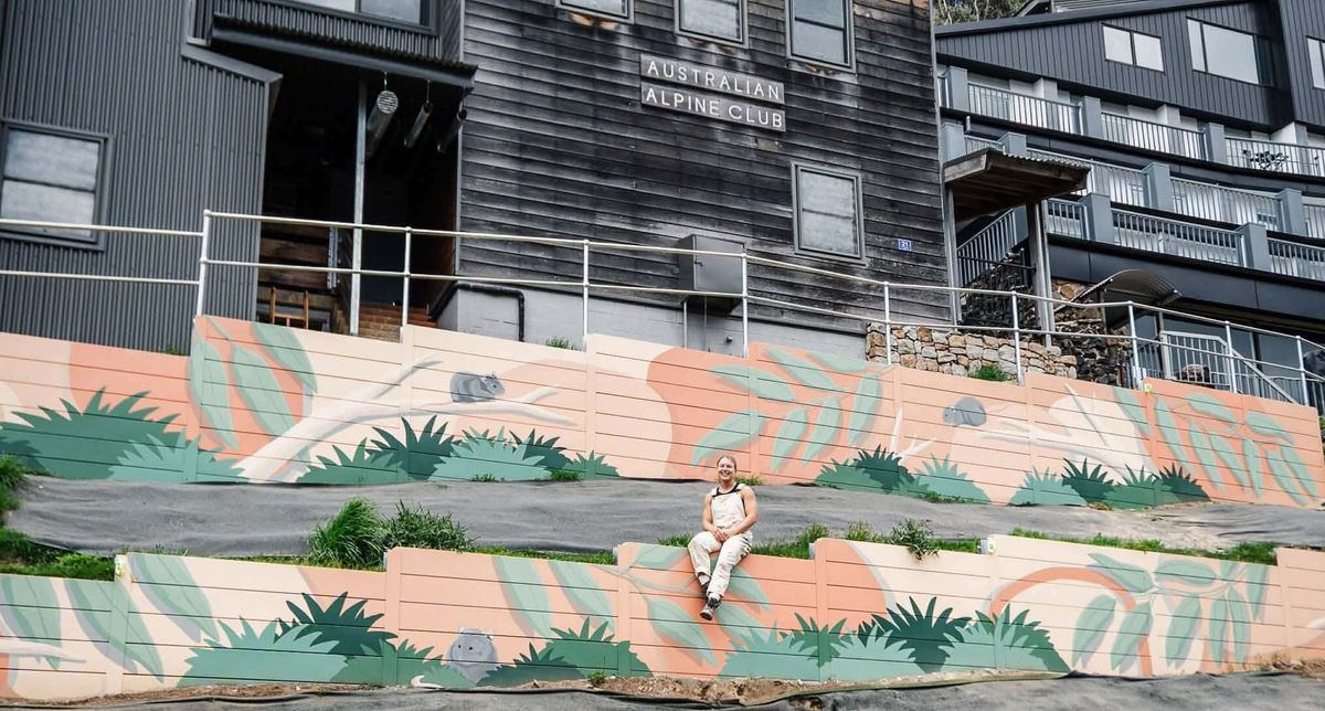 Falls Creek’s murals bring connection, colour and alpine wildlife to the village Post feature image