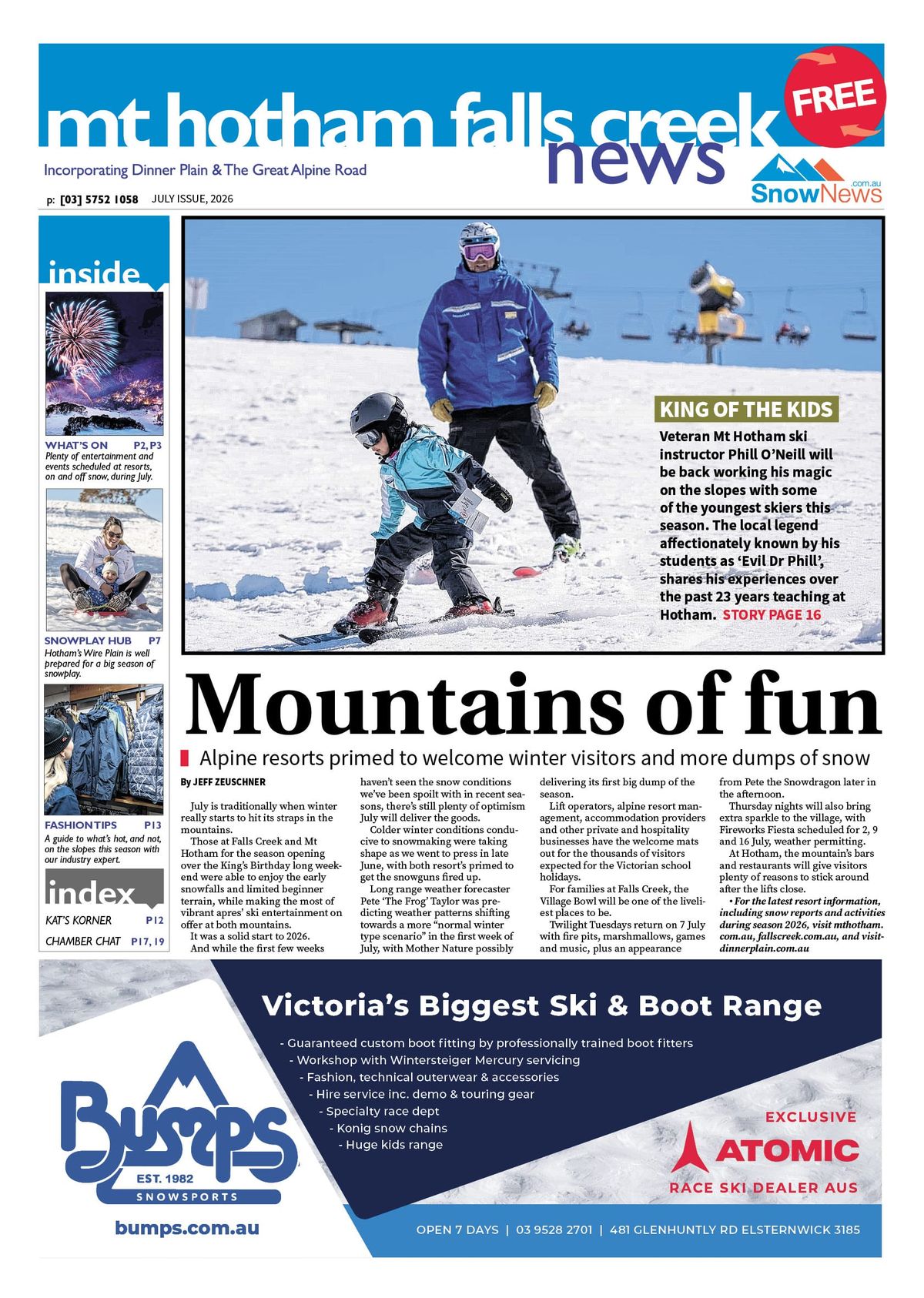 Mt Hotham Falls Creek, July, 2026 Post feature image