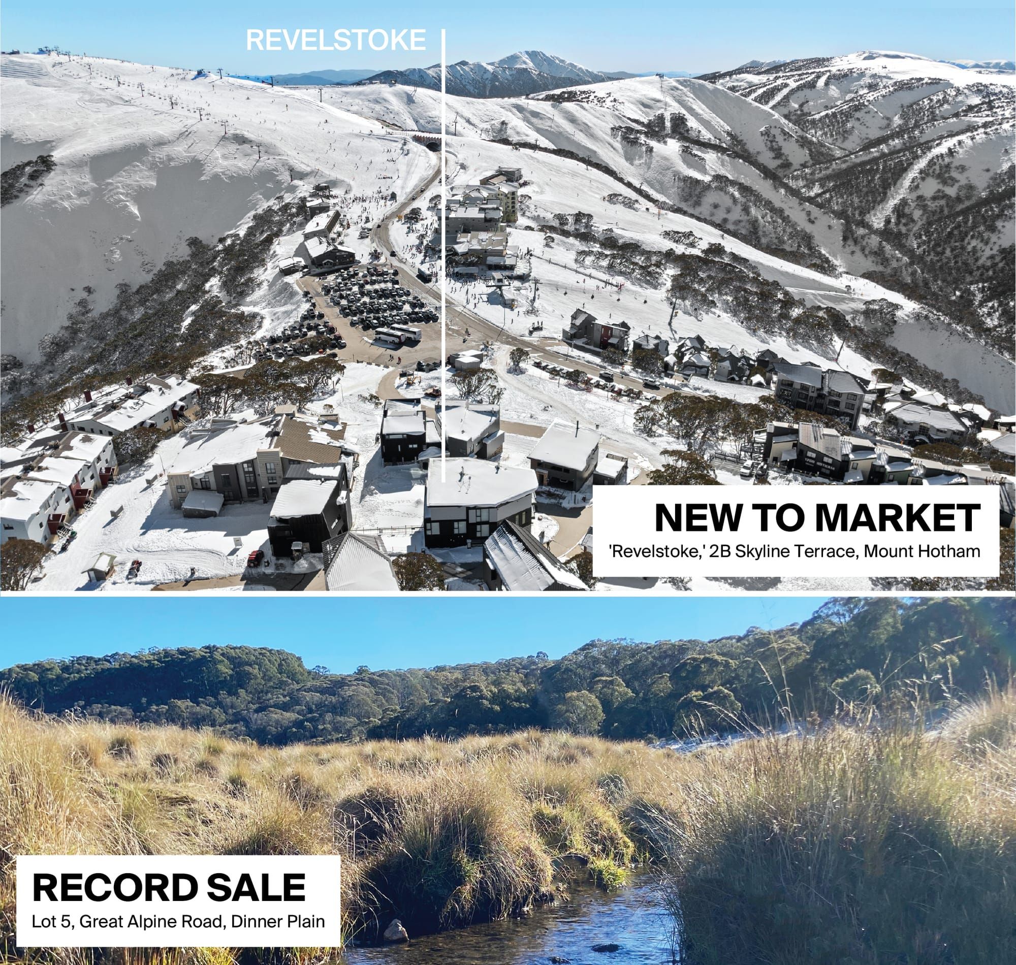Buyer interest is on the rise at Dinner Plain and Mount Hotham Post image