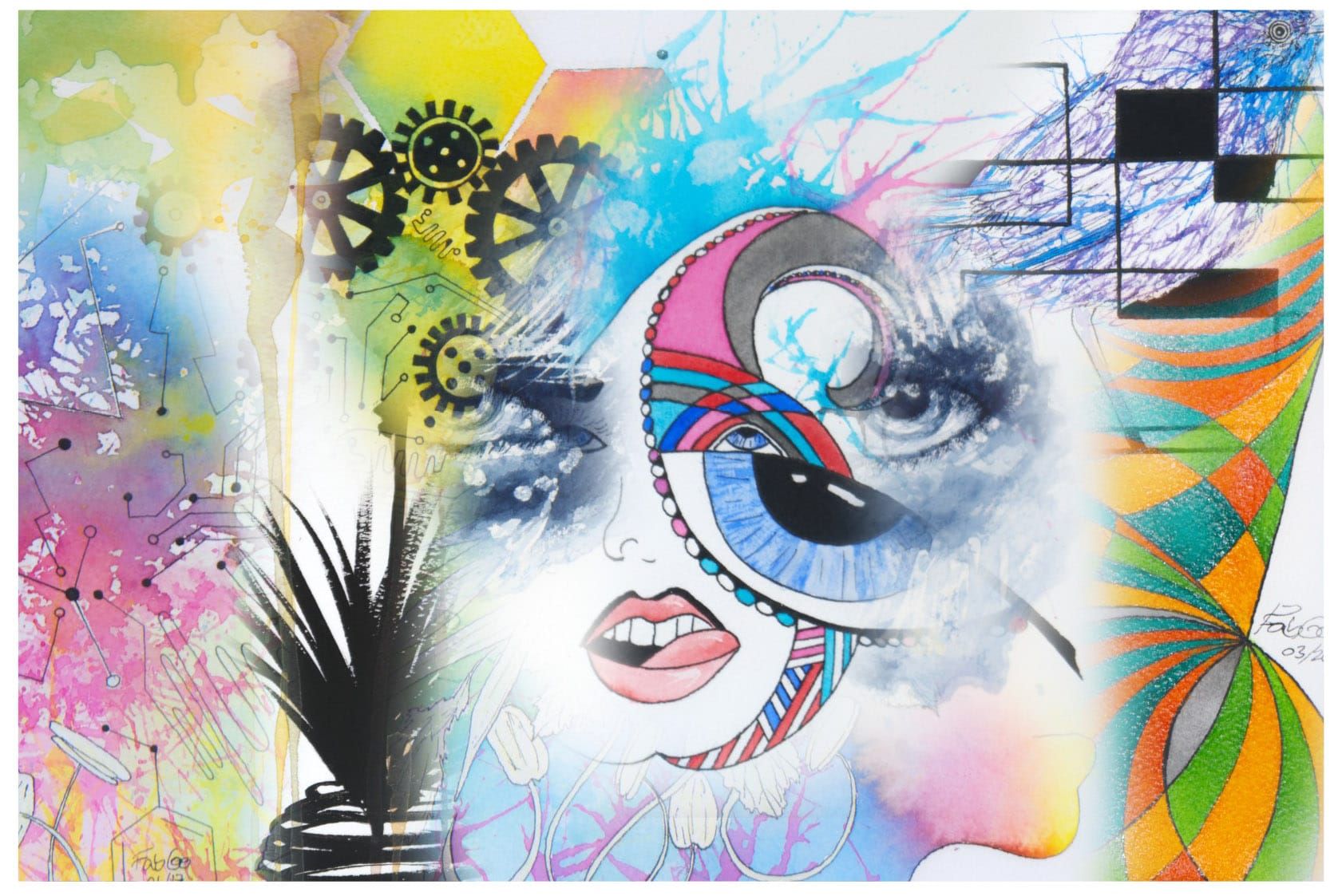 Art Exhibition Cooma - Joyful Listener Observing Post image