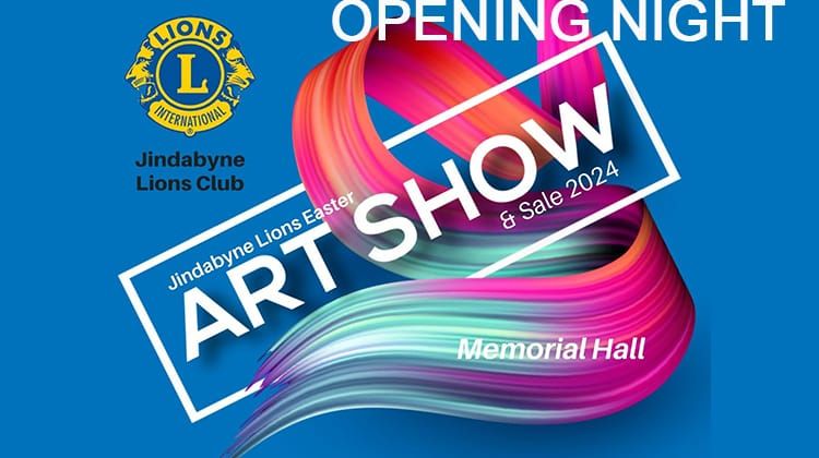 Opening Night - Jindabyne Easter Art Show and Sale Post image