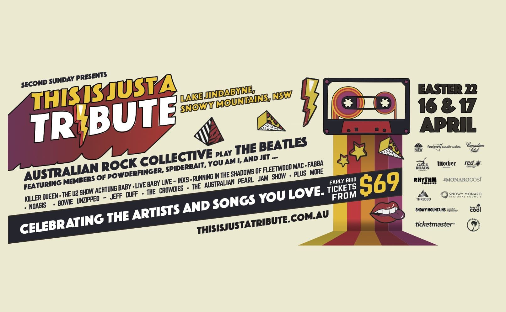 Easter 2 day music Tribute festival in Jindabyne Post image