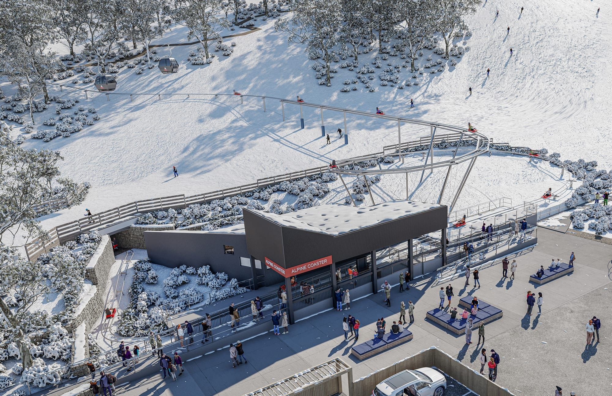 New $9 Million Alpine Coaster For Winter 2024 Post image