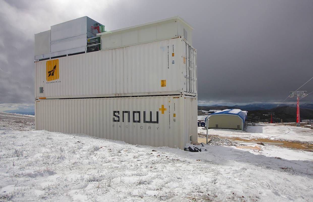 Snow factories are working hard Post image