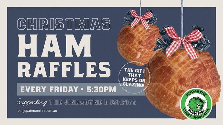 Jindabyne - Banjo Paterson Inn Christmas Ham Raffles Post image