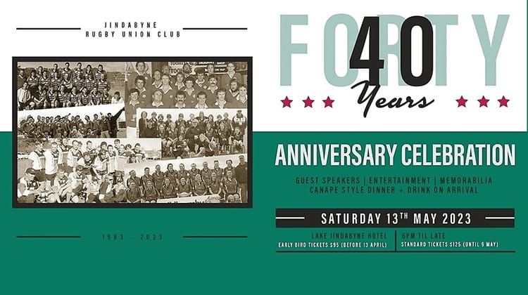 Jindabyne Rugby Union Club 40th Anniversary Post image