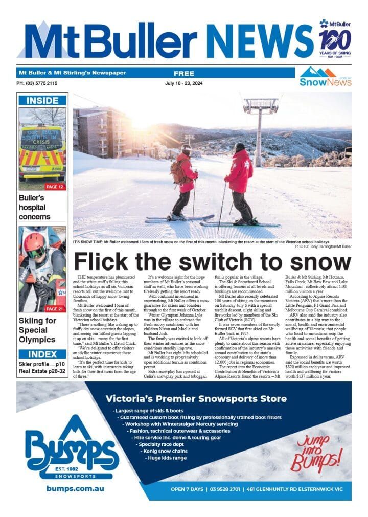 Mt Buller News, Wednesday, July 10, 2024 Post image
