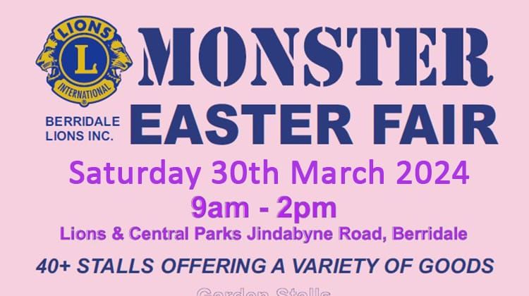 Berridale Monster Easter Fair 2024 Post image