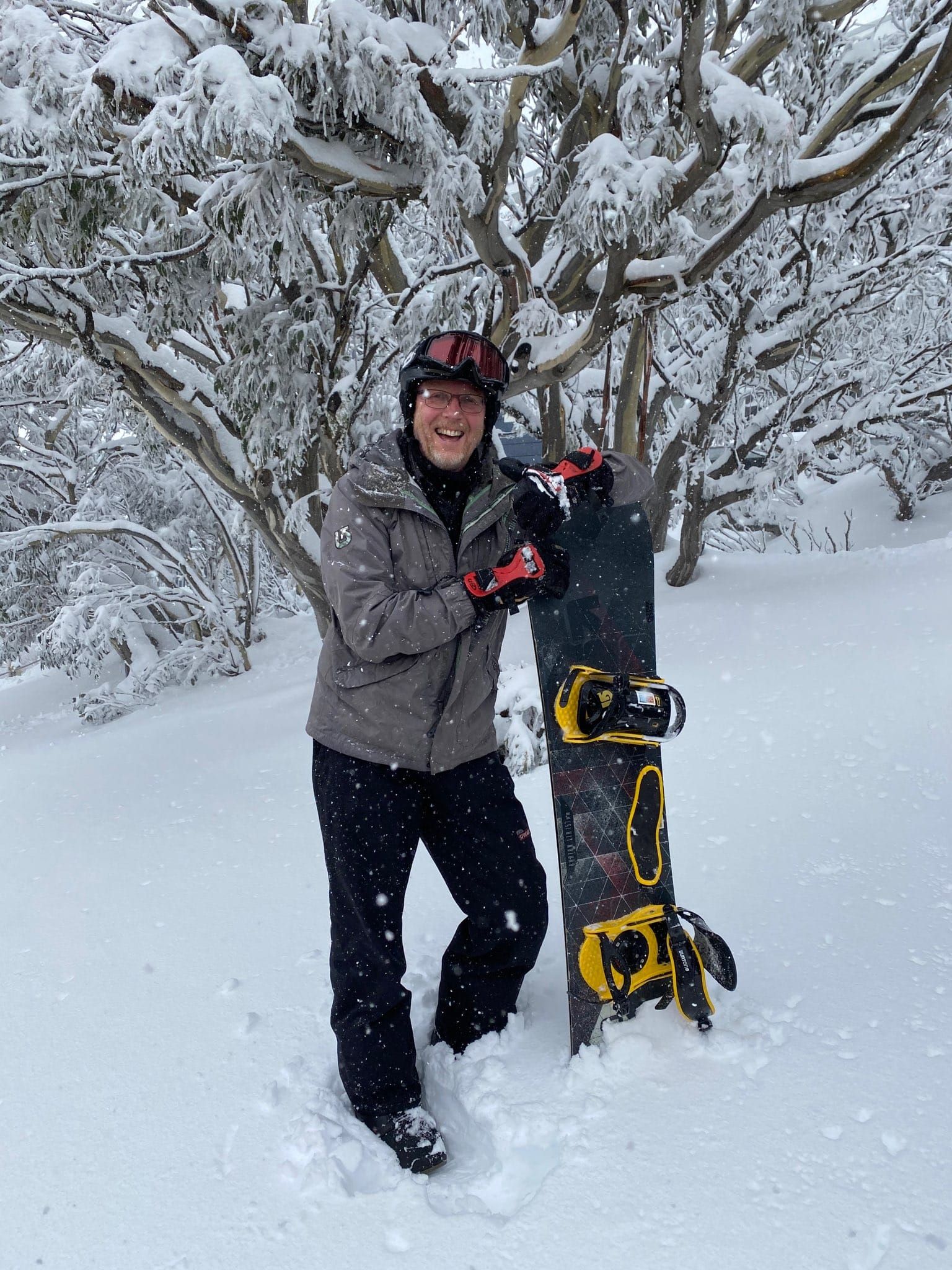 Dean keen on the snow Post feature image