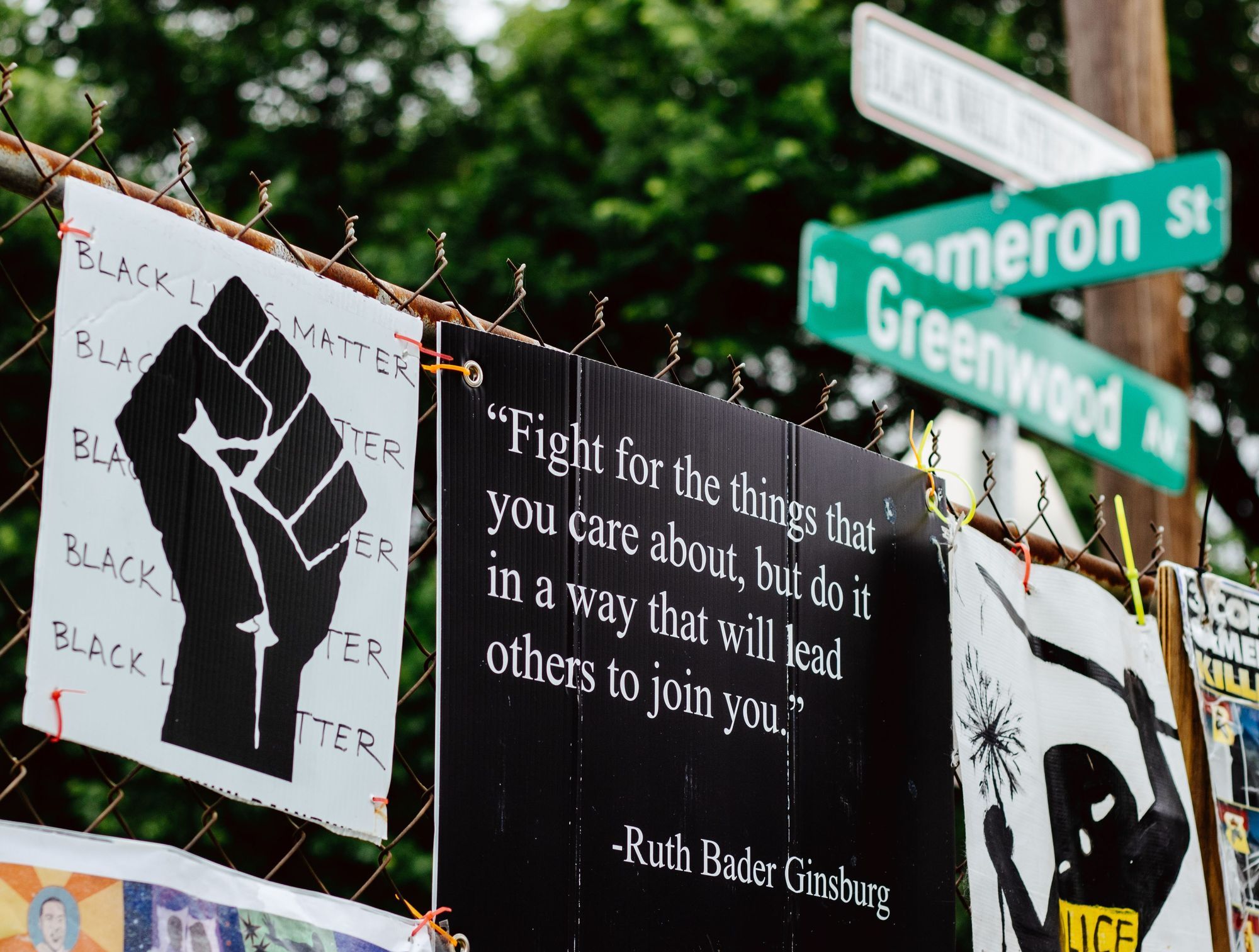 Never Forget: The Black Lives Matter Fence.