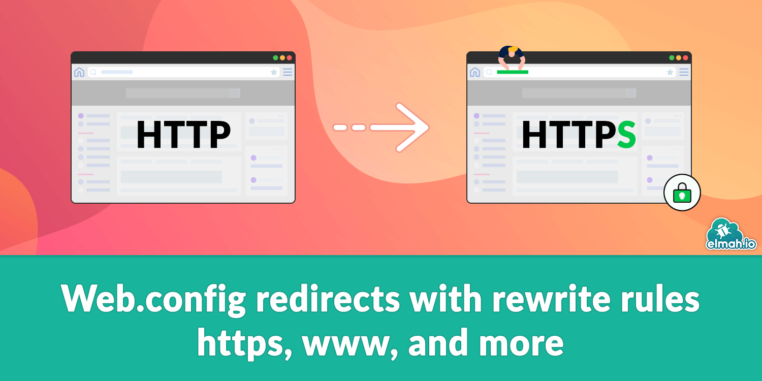 Web.config redirects with rewrite rules - https, www, and more