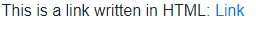 HTML link