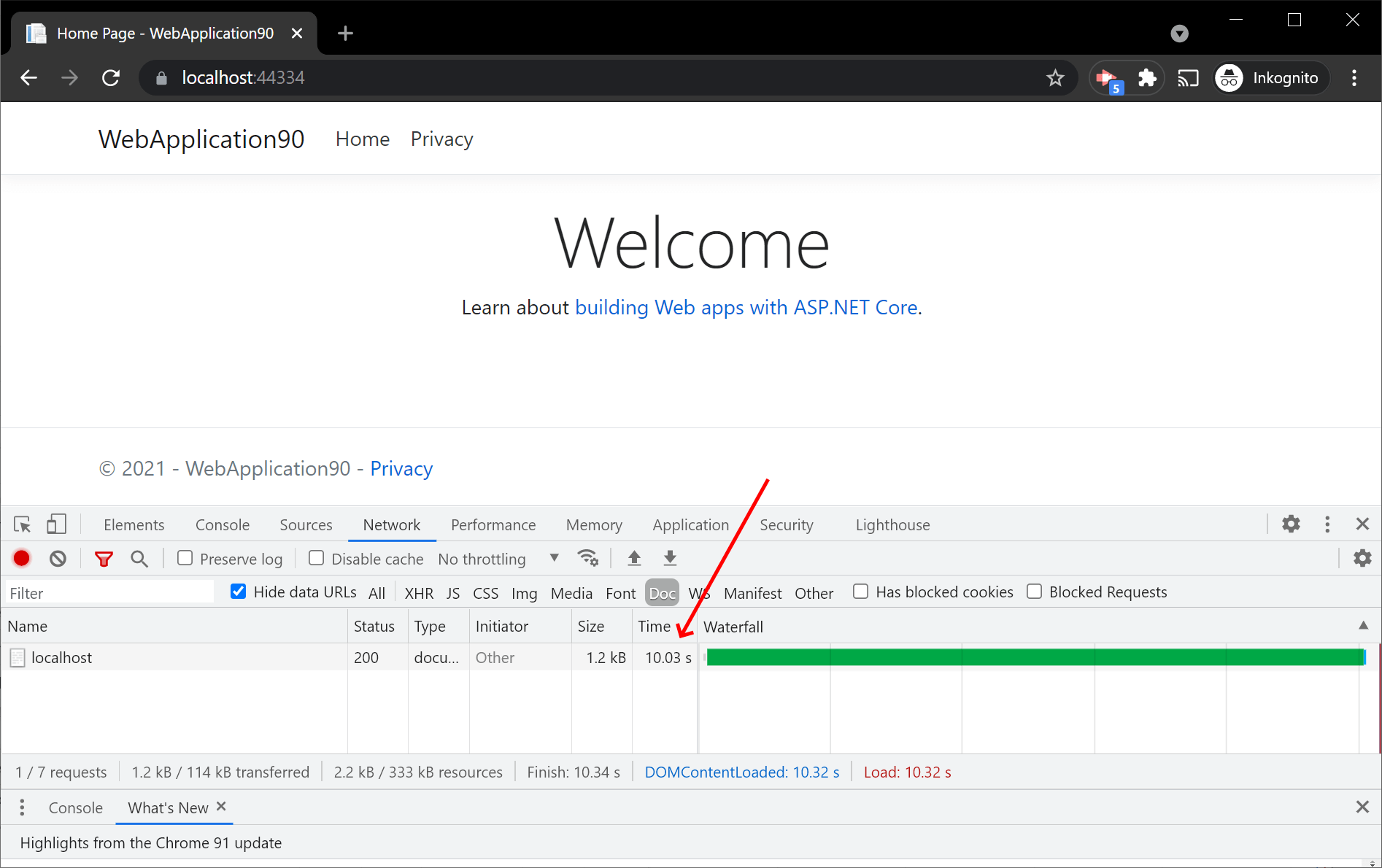 Performance in developer tools