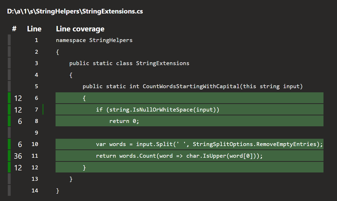 Class coverage now 100%