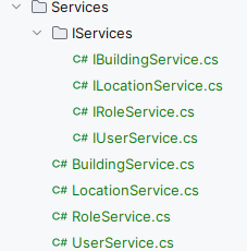 Services folder