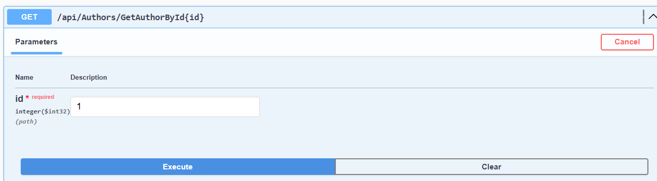 GetAuthorById endpoint