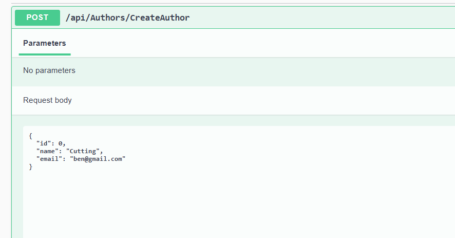 Create author with existing email