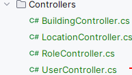 Controllers folder