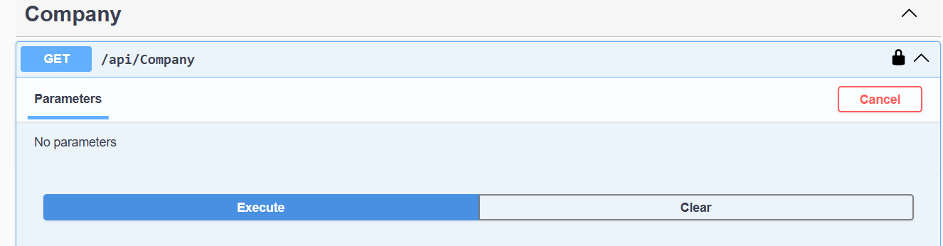GET company endpoints