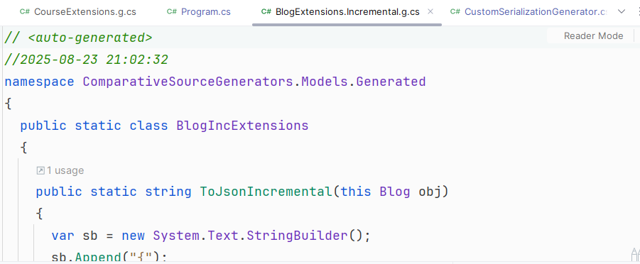 BlogIncExtensions class
