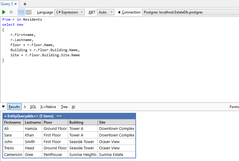LINQ query with join