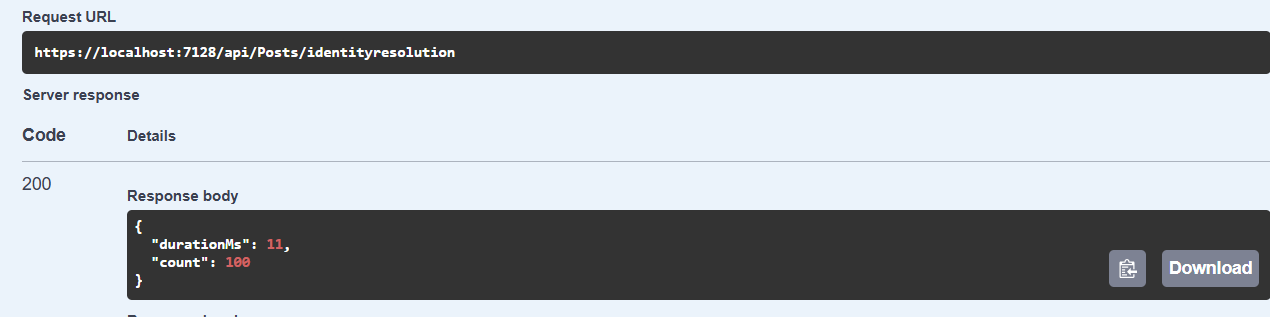 identityresolution result